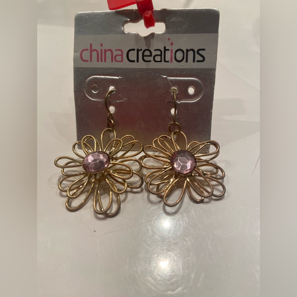 China Creations Earrings NWT